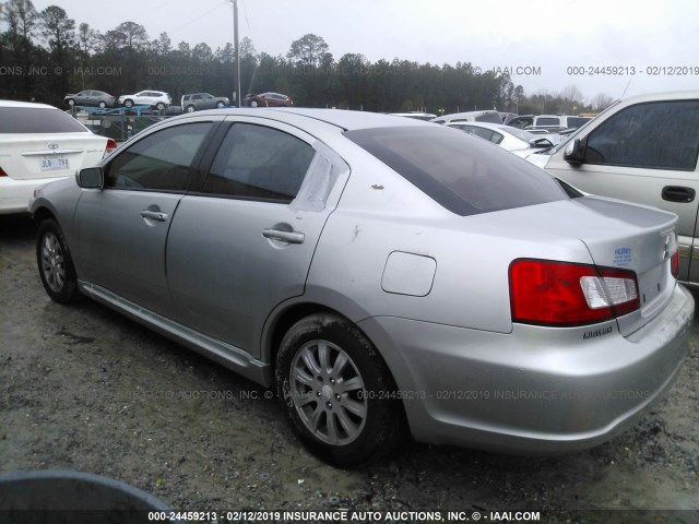 4A32B2FF3AE015782 - 2010 MITSUBISHI GALANT SILVER photo 3