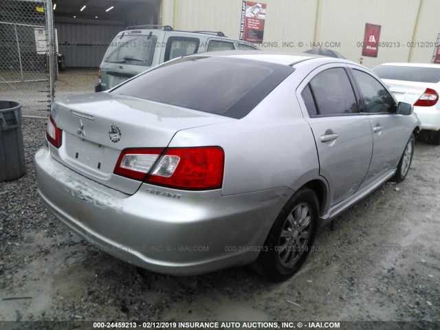 4A32B2FF3AE015782 - 2010 MITSUBISHI GALANT SILVER photo 4