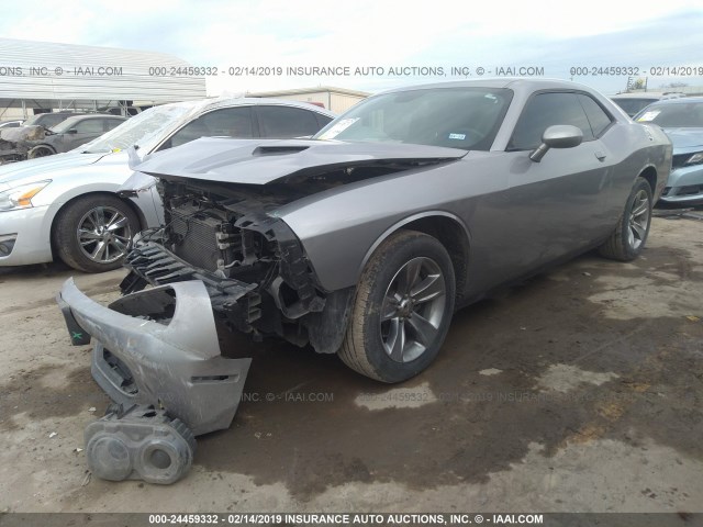 2C3CDZAG4FH717494 - 2015 DODGE CHALLENGER SXT SILVER photo 2