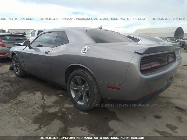 2C3CDZAG4FH717494 - 2015 DODGE CHALLENGER SXT SILVER photo 3