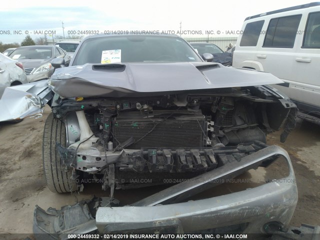 2C3CDZAG4FH717494 - 2015 DODGE CHALLENGER SXT SILVER photo 6