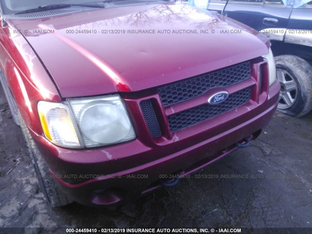 1FMZU77K35UB65063 - 2005 FORD EXPLORER SPORT TR  RED photo 6