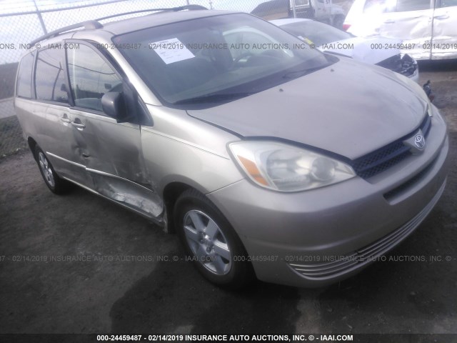 5TDZA23C95S291608 - 2005 TOYOTA SIENNA CE/LE GOLD photo 1