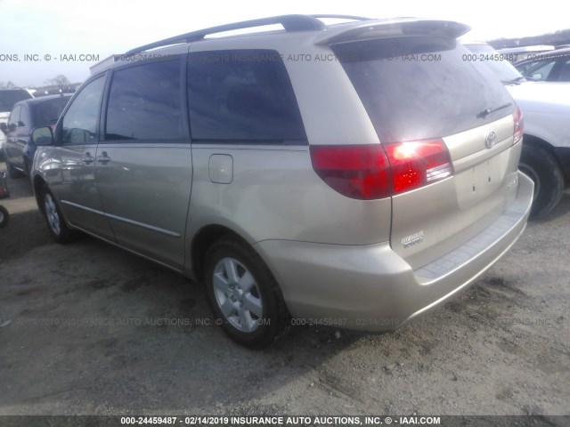 5TDZA23C95S291608 - 2005 TOYOTA SIENNA CE/LE GOLD photo 3