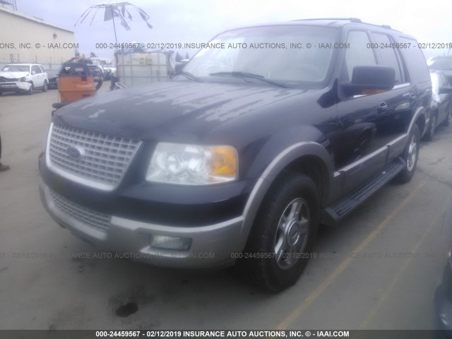 1FMFU17L83LA65035 - 2003 FORD EXPEDITION EDDIE BAUER BLACK photo 2