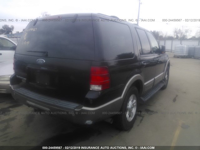 1FMFU17L83LA65035 - 2003 FORD EXPEDITION EDDIE BAUER BLACK photo 4