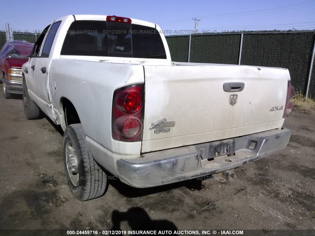 3D7KS28D18G120327 - 2008 DODGE RAM 2500 ST/SLT WHITE photo 3