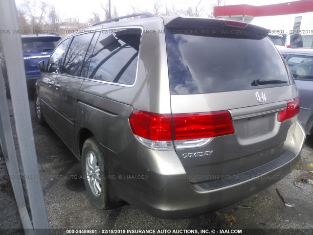 5FNRL38638B408613 - 2008 HONDA ODYSSEY EXL GOLD photo 3