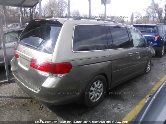 5FNRL38638B408613 - 2008 HONDA ODYSSEY EXL GOLD photo 4