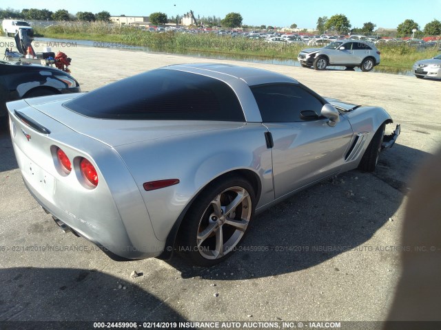 1G1YP2DW6B5111241 - 2011 CHEVROLET CORVETTE GRAND SPORT SILVER photo 4