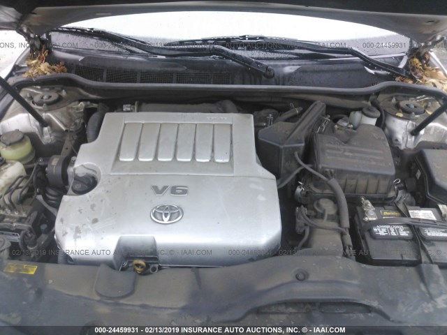 4T1BK3EK8BU621332 - 2011 TOYOTA CAMRY SE/LE/XLE 银色 照片 10