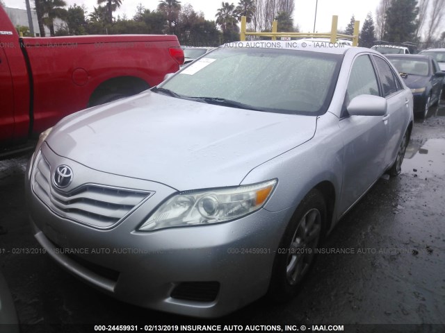 4T1BK3EK8BU621332 - 2011 TOYOTA CAMRY SE/LE/XLE 银色 照片 2