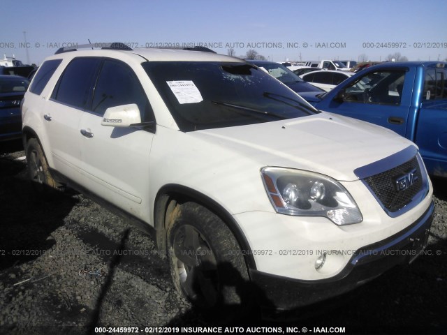 1GKKVREDXCJ107652 - 2012 GMC ACADIA SLT-1 WHITE photo 1