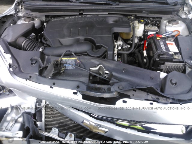 1G1ZB5EB5AF101034 - 2010 CHEVROLET MALIBU LS SILVER photo 10