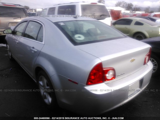 1G1ZB5EB5AF101034 - 2010 CHEVROLET MALIBU LS SILVER photo 3
