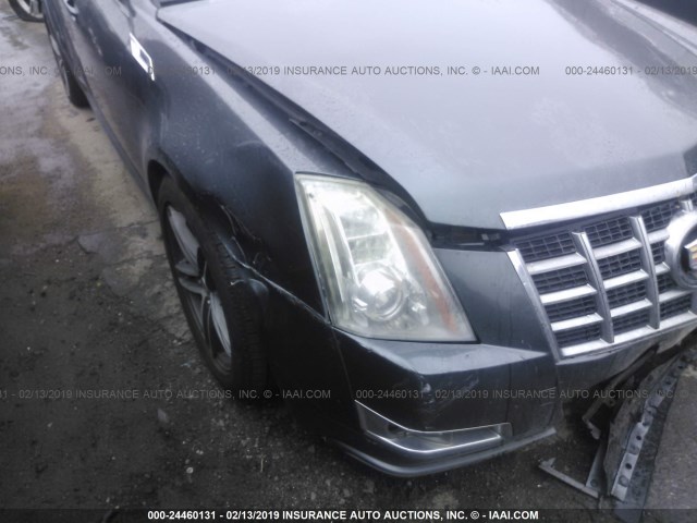 1G6DK5E38C0143443 - 2012 CADILLAC CTS PERFORMANCE COLLECTION GRAY photo 6