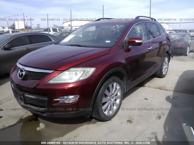 JM3TB28Y470106014 - 2007 MAZDA CX-9 RED photo 2