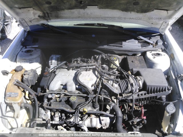 1G1NE52JX1M569693 - 2001 CHEVROLET MALIBU LS WHITE photo 10