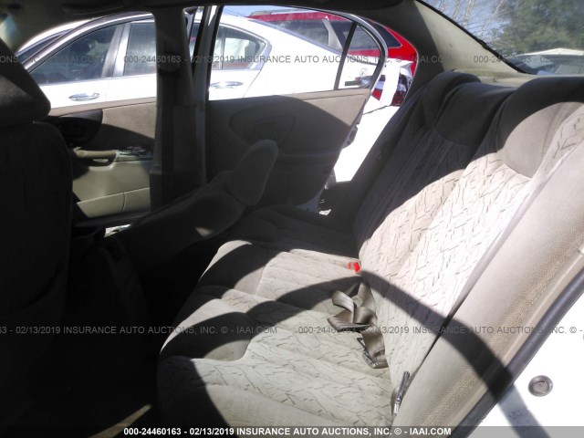 1G1NE52JX1M569693 - 2001 CHEVROLET MALIBU LS WHITE photo 8