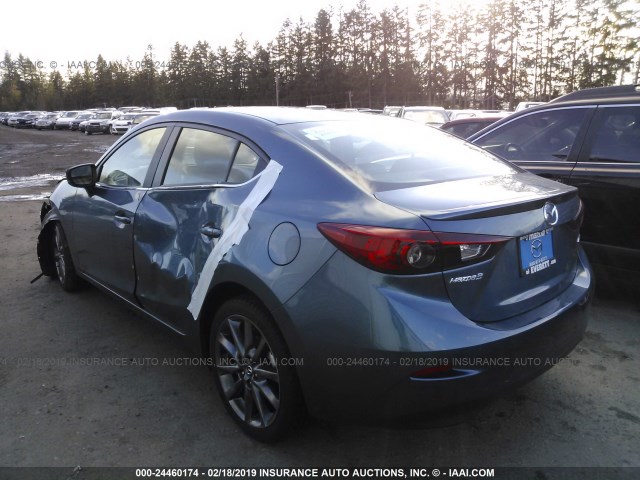 3MZBN1V32JM259698 - 2018 MAZDA 3 TOURING BLUE photo 3