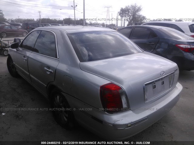 KMHFU45E25A392373 - 2005 HYUNDAI XG 350 SILVER photo 3