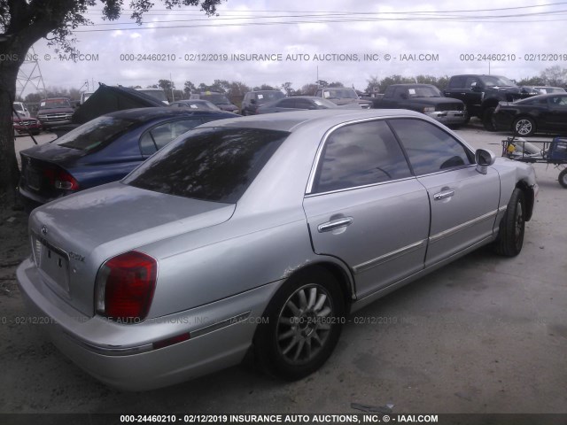 KMHFU45E25A392373 - 2005 HYUNDAI XG 350 SILVER photo 4