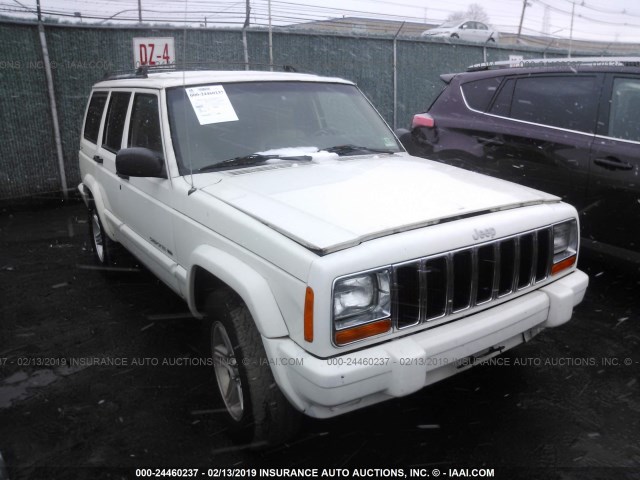 1J4FF68S5YL184504 - 2000 JEEP CHEROKEE LIMITED WHITE photo 1