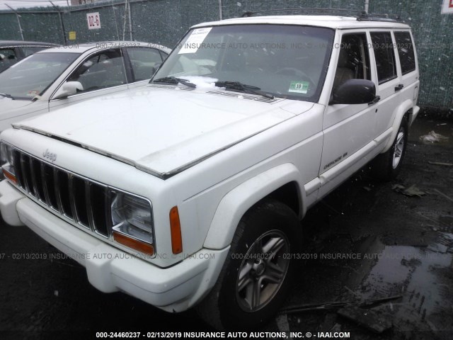 1J4FF68S5YL184504 - 2000 JEEP CHEROKEE LIMITED WHITE photo 2