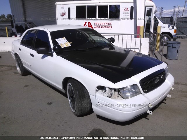 2FABP7BVXBX180216 - 2011 FORD CROWN VICTORIA POLICE INTERCEPTOR WHITE photo 1