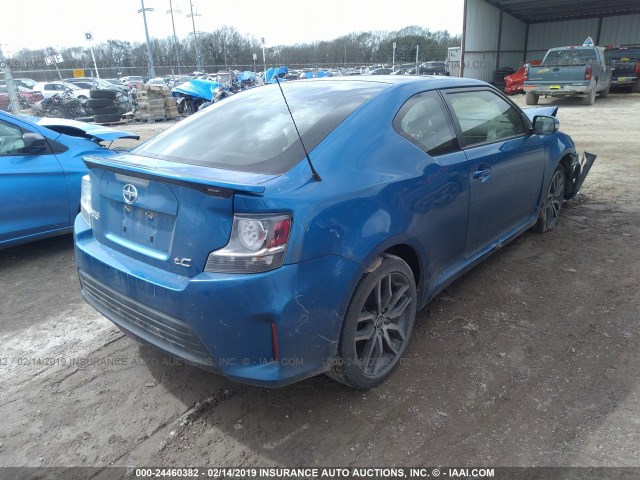 JTKJF5C72FJ002661 - 2015 TOYOTA SCION TC ლურჯი ფოტო 4