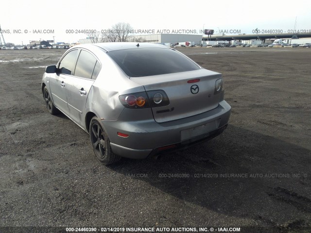 JM1BK123X51232820 - 2005 MAZDA 3 S GRAY photo 3