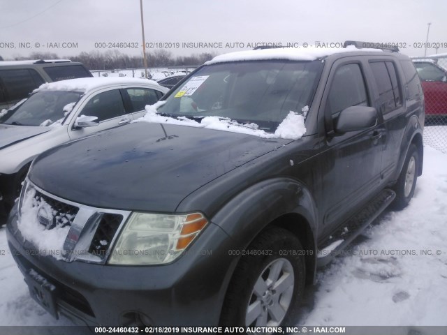 5N1AR18B19C606601 - 2009 NISSAN PATHFINDER S/LE/SE GRAY photo 2