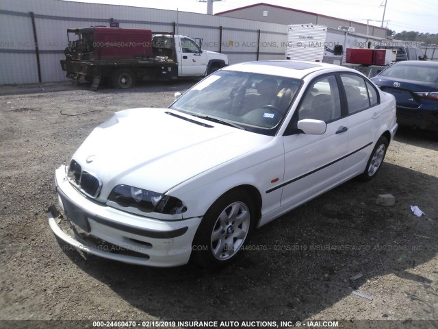 WBAAM3333XFP58239 - 1999 BMW 323 I AUTOMATIC WHITE photo 2