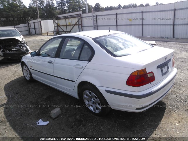 WBAAM3333XFP58239 - 1999 BMW 323 I AUTOMATIC WHITE photo 3