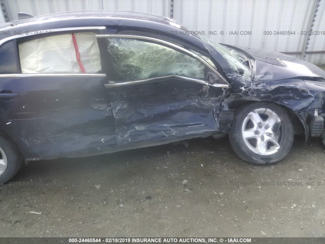 1G1ZA5EU4CF237341 - 2012 CHEVROLET MALIBU LS BLUE photo 6