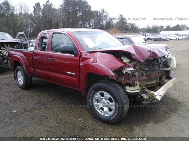 5TEUU42N39Z618237 - 2009 TOYOTA TACOMA ACCESS CAB წითელი ფოტო 1