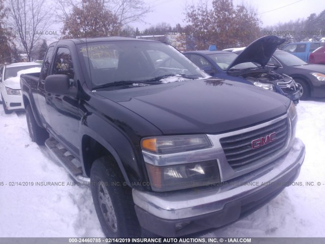 1GTDS19E678142901 - 2007 GMC CANYON BLACK photo 1