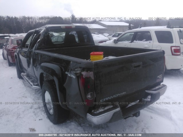 1GTDS19E678142901 - 2007 GMC CANYON BLACK photo 3