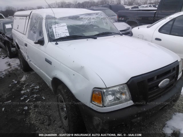 1FTYR10E39PA10312 - 2009 FORD RANGER WHITE photo 1