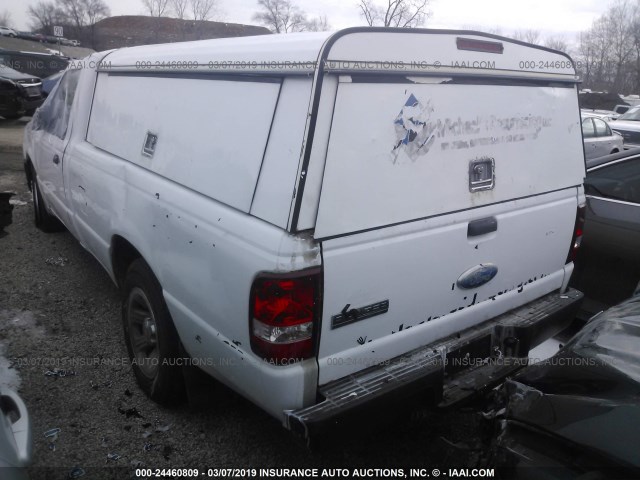 1FTYR10E39PA10312 - 2009 FORD RANGER WHITE photo 3