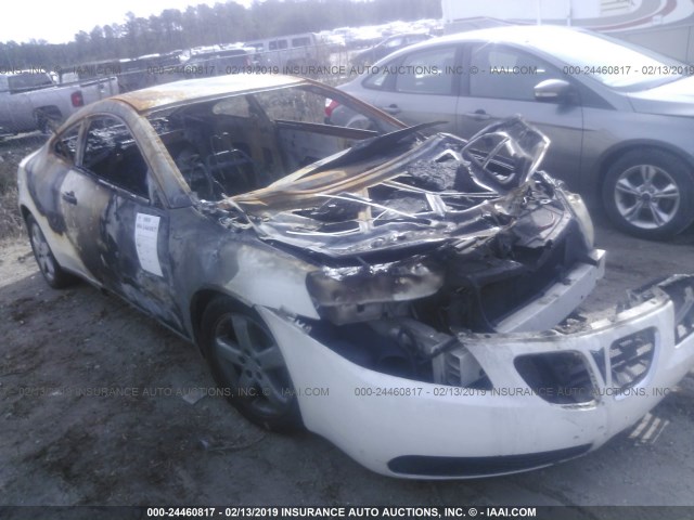 1G2ZH18N674106420 - 2007 PONTIAC G6 GT WHITE photo 1