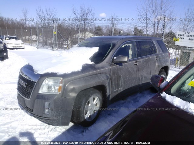 2CTALMEC1B6455007 - 2011 GMC TERRAIN SLE GRAY photo 2