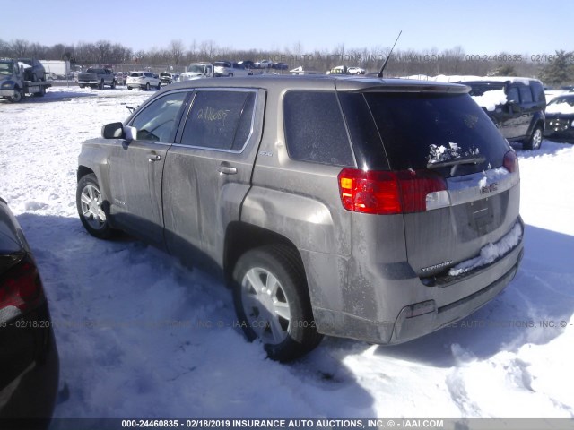 2CTALMEC1B6455007 - 2011 GMC TERRAIN SLE GRAY photo 3