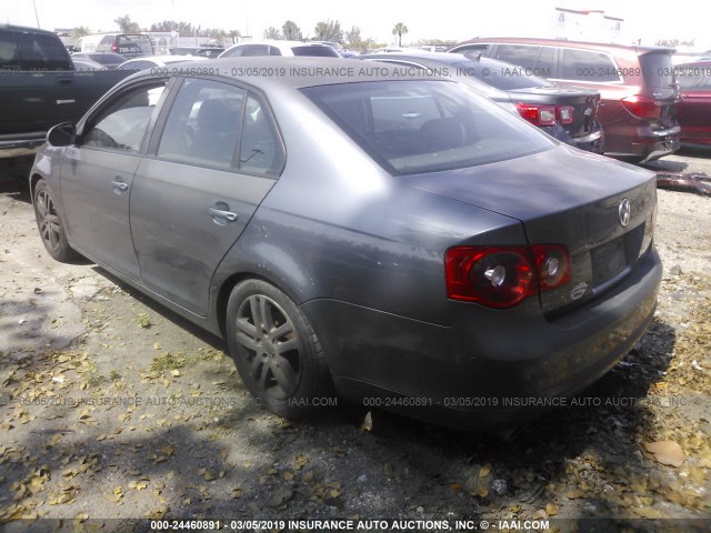 3VWPG71K16M630972 - 2006 VOLKSWAGEN JETTA VALUE GRAY photo 3