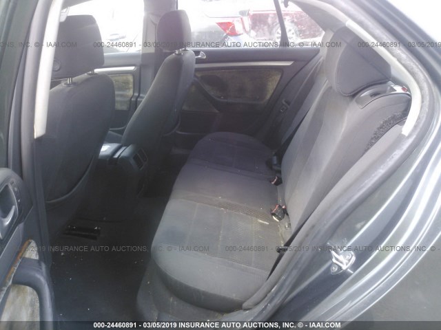 3VWPG71K16M630972 - 2006 VOLKSWAGEN JETTA VALUE GRAY photo 8