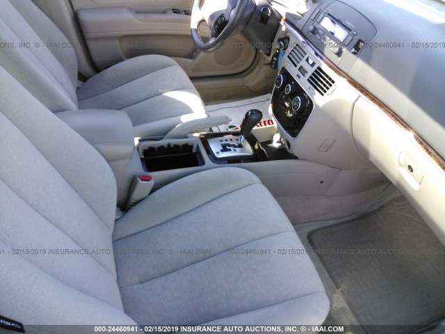 5NPEU46F07H229529 - 2007 HYUNDAI SONATA SE/LIMITED Champagne photo 5