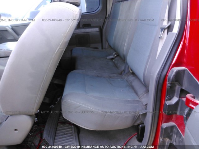 1N6BA06A26N534163 - 2006 NISSAN TITAN XE/SE/LE RED photo 8