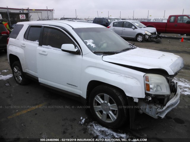 2CTALBEW6A6345650 - 2010 GMC TERRAIN SLE WHITE photo 1