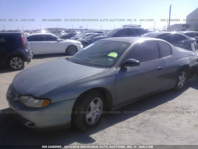 2G1WW12E559368395 - 2005 CHEVROLET MONTE CARLO LS GRAY photo 2