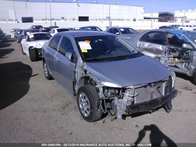 JTDBL40E69J030923 - 2009 TOYOTA COROLLA LE/XLE SILVER photo 1